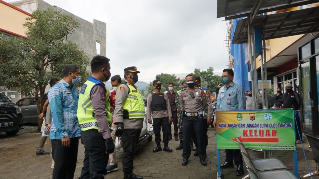 Polres Cianjur Sidak Prokes di Perkantoran