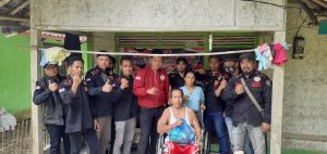 LSM KPMP Gelar Baksos, Bagikan Sembako dan Kursi Roda