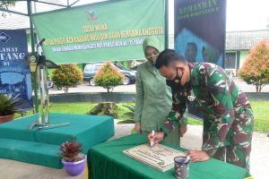 Dandim Resmikan Gedung Persit KCK Cabang XVIII Dim 0608/Cianjur