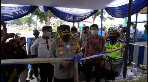 Kapolres Cianjur Resmikan Pos Lantas Tugu Pramuka