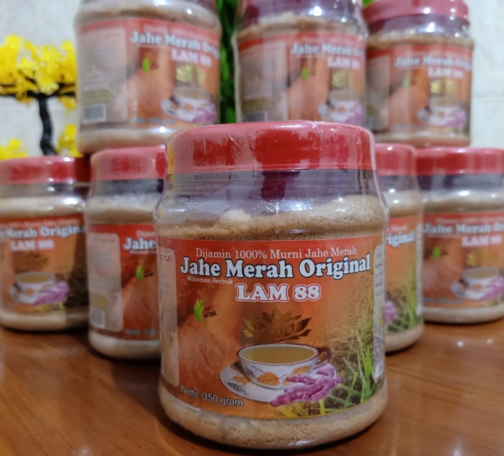 Jahe Merah Serbuk Murni LAM 88 dapat Cegah Corona