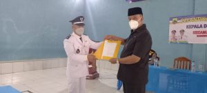 Camat Naringgul Lantik Kasi Pemerintahan Sebagai Pjs Kades Wangunjaya