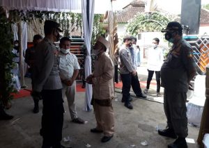Satgas Covid-19 Tanggeung  Bubarkan Resepsi Pernikahan yang Timbulkan Kerumunan