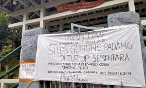 Meski Ditutup, Wisata Situs Gunung Padang Ramai Didatangi Pengunjung