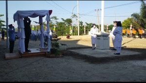 Forkompimcam Naringgul Gelar Upacara 17 Agustus Secara Sederhana