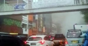 Ruko di Depan LTC Glodok Tamansari Terbakar