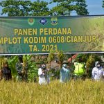 Wujudkan Program Ketahanan Pangan, Dandim 0608/Cianjur Panen Raya Demplot Padi di Cugenang IMG-20210930-WA0028.jpg