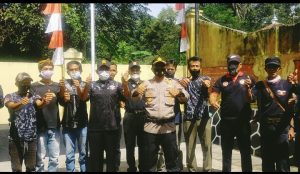 Hari Pertama Bertugas, Kapolsek Naringgul Disambangi Ormas