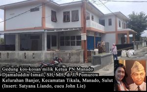 Terkuak, Gedung Kos-kosan Ketua PN Manado Diduga Dibangun di Tanah Milik Keluarga Pahlawan Nasional