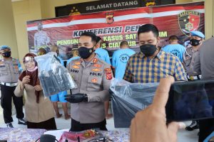 Polres Cianjur Ungkap Kasus Curanmor dan Pencurian Barang Elektronik