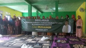 FORMAT se Kabupaten Cianjur Gelar Deklarasi Dukung Gus Muhaimin Calon Presiden 2024