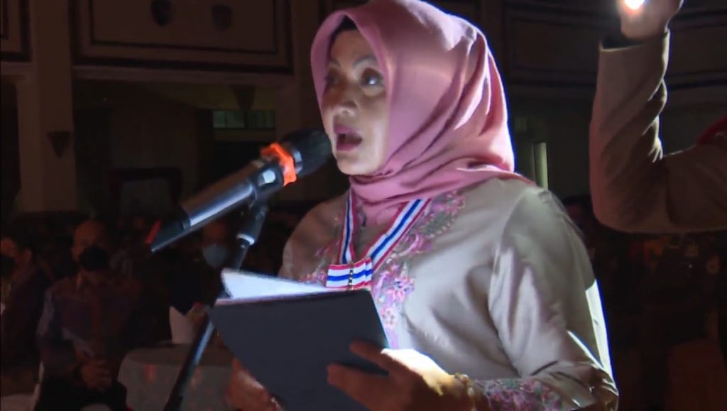 Ibu Asuh Ny Asiana Eko D Indarto Bacakan Wejangan Ibu Taruna Kepada 140 Kopral Taruna AAU