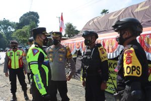 Kapolres Cianjur Cek Posko Bantuan Ops Ketupat Lodaya 2022