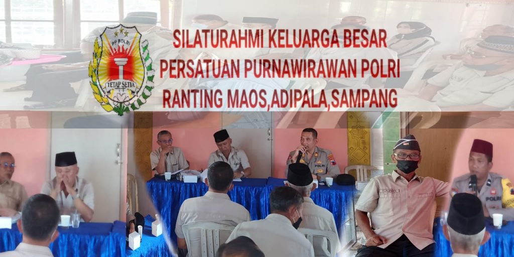 Keluarga Besar PP Polri Ranting Masos, Adipala dan Sampang Gelar Halal Bihalal
