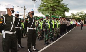 Kapolres Cianjur Pimpin Apel Pengamanan Malam Takbir Idul Adha