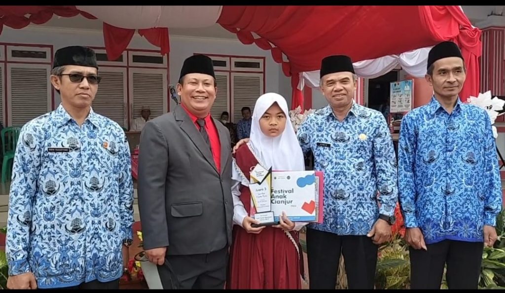 SDN Tegalame Raih Juara 3 Lomba Cipta Puisi Anak Tingkat Kabupaten