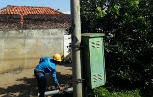 Kabel In Out di Tiga Gardu PLN Naringgul Dibobol Maling