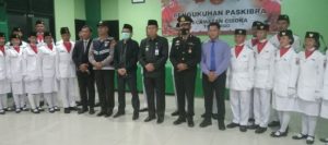 Camat Cisoka Kukuhkan Paskibra Kecamatan Cisoka Tahun 2022