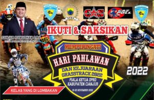 Perebutkan Piala Ketua DPRD Cianjur, Gazpool.id Bersama CAS Kembali Gelar Event Besar Grasstrack 2022