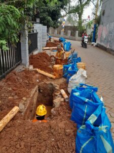 Diduga Proyek Galian Pipa PDAM Dikerjakan Tidak SOP dan Asal Jadi