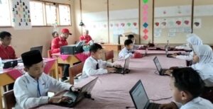 Puluhan Siswa SDN Mitrabakti Antusias Ikuti Pembelajaran ANBK Tahun 2022