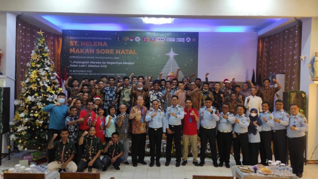 Lapas Pemuda Kelas IIA Tangerang Beri Remisi Khusus Natal Tahun 2022 Kepada 81 WBP Beragama Nasrani