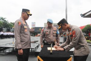 Pakta Integritas oleh Para PJU dan Kapolsek Jajaran Polres Metro Tangerang Kota