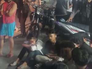 Polisi Polsek Jatiuwung Gelandang Belasan Remaja Hendak Perang Sarung