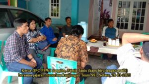 Jalin Silaturahmi, Ketua SSI Kunjungi Pengurus PPWI Sangihe