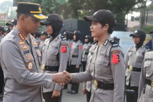 130 Siswa Sepolwan Angkatan 53 Diserah Terimakan ke Kapolres Metro Tangerang Kota untuk Laksanakan Latihan Kerja
