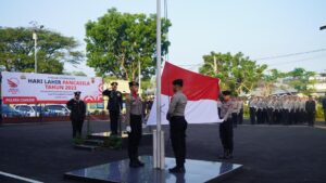 Polres Cianjur Gelar Upacara Peringatan Hari Lahir Pancasila Tahun 2023