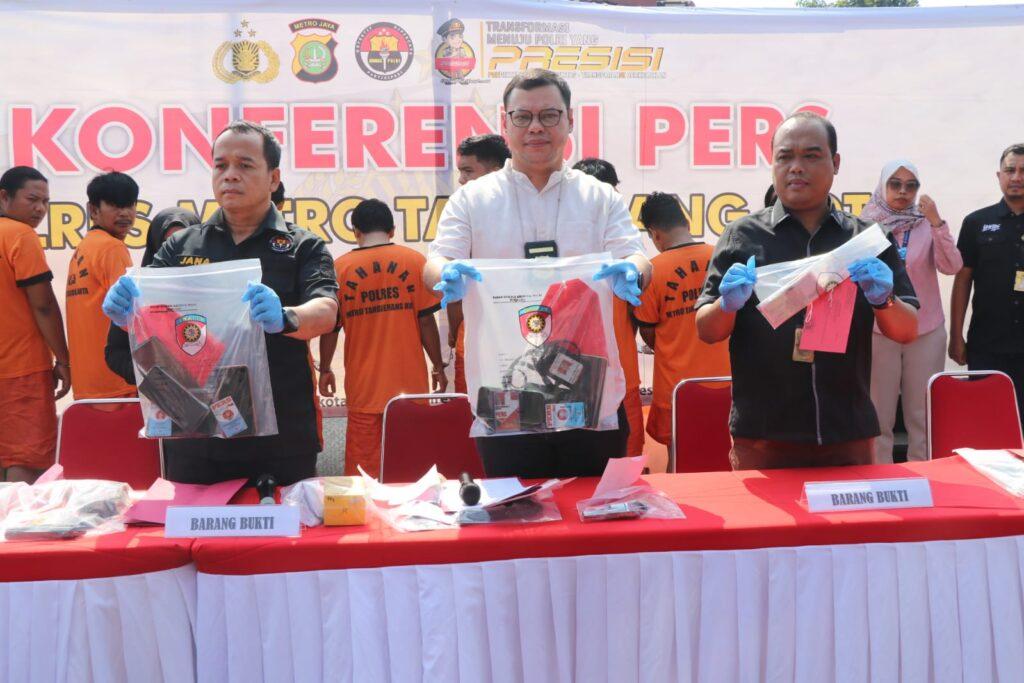 Minta 10 Miliar, Polisi Tangkap 10 Pelaku Pemerasan Tamu Hotel di Kota Tangerang
