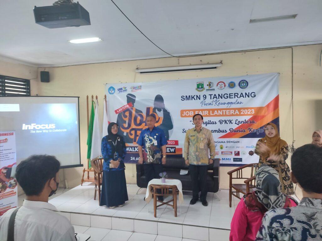SMKN 9 Tangerang Sukses Menggelar Job Fair Lantera 2023