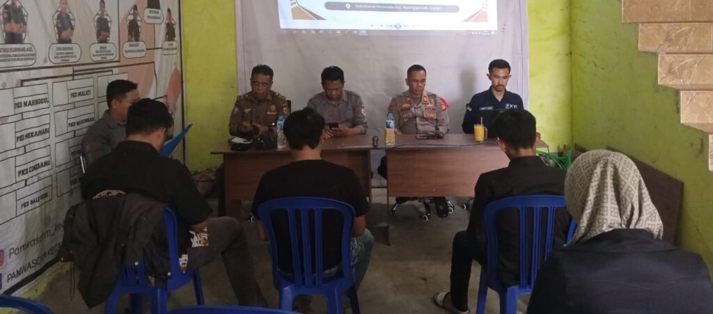 Panwaslu Naringgul Gelar Giat Tahapan Pengawasan Kampanye Pemilu 2024