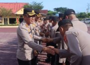Pimpin Apel Usai Lebaran, Kapolres Aceh Timur Tekankan Seluruh Anggota Untuk Lebih Disiplin