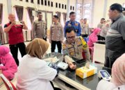 Sambut Hari Bhayangkara ke-78, Polres Aceh Timur Gelar Bakti Kesehatan Donor Darah