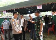 Kapolres Aceh Timur Bersama Dandim 0104 Pantau Langsung Pelaksanaan Penghitungan Ulang Surat Suara