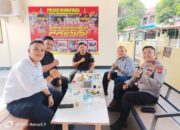 Pererat Kemitraan, Kapolsek Dewantara Polres Lhokseumawe Terima Kunjungan Wartawan