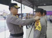 Kapolres Pidie Pimpin Pengecekan Kesiapan Personel Pam TPS