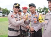 Apel Konsolidasi Pasukan BKO Polda Aceh Pasca Pengamanan TPS, Ini Penyampaian Kapolres