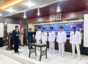 Wakili Pj Walikota Langsa, Kepala DPMG Lantik Geuchik Terpilih dan Pj Geuchik