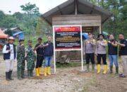 Petugas Gabungan dari Polri dan TNI Tutup Tambang Emas ilegal di Geumpang