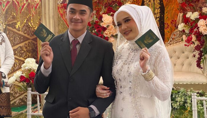 Momen Bahagia Pernikahan Adhi Makayasa Sonisa dan Muttia Mairani