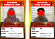Polres Aceh Timur Amankan Dua Warga Saat Akan Bawa Imigran Illegal Etnis Rohingya ke Medan