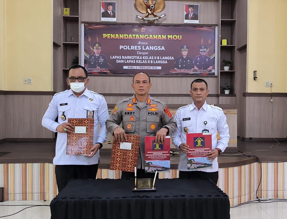 Tingkatkan Sinergitas Pengawas dan Keamanan, Lapas Langsa Jalin Kerja Sama dengan Polres Langsa IMG-20250205-WA0026