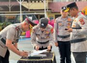 Kapolres Lhokseumawe Pimpin Upacara Sertijab Kabag, Kasat, dan Kapolsek