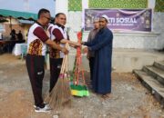 Polres Aceh Tamiang Bersihkan 13 Masjid dalam Baksos Ramadan