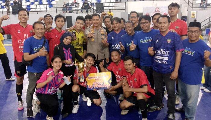 Tim GAWAT Raih Juara 2 di Turnamen Futsal Kapolres Cup 2025