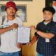 Foto: Jurnalis media online Baratv.id, Moh. Aris Yanto (kiri) bersama Wakil Pemimpin Redaksi Baratv.id, Joko Triono.