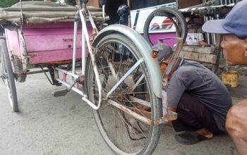 Bengkel Becak Kayuh di Pemalang Semakin Langka, Tergerus Modernisasi dan Transportasi Online
